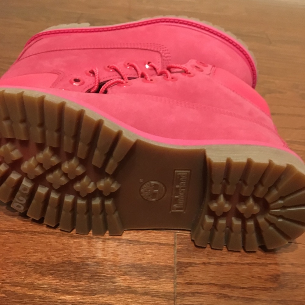Pink timberlands